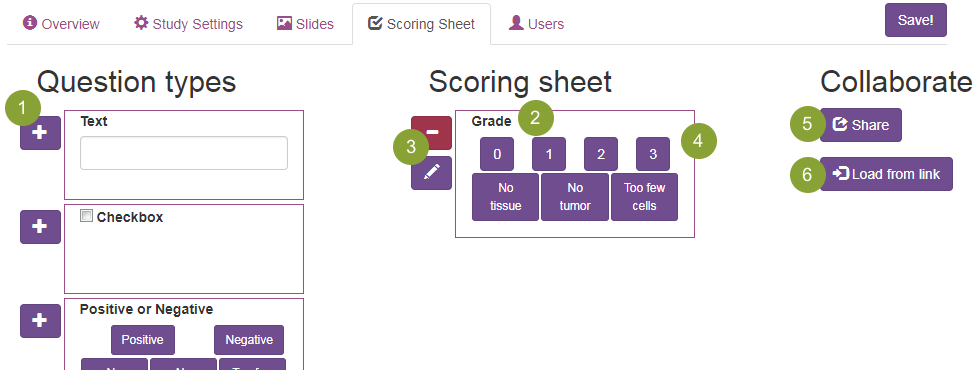 Scoring Sheet Editor Scoring Sheet Editor
